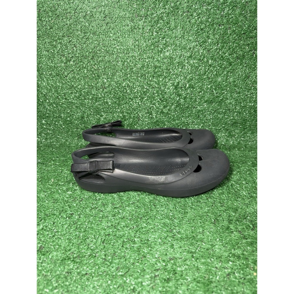 Crocs Womens Size 9 Jayna Sandals Black‎ Strappy Slingback Comfort Beach Slip On